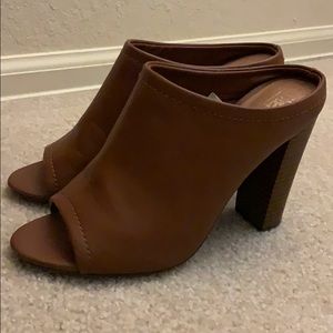 Brown heels